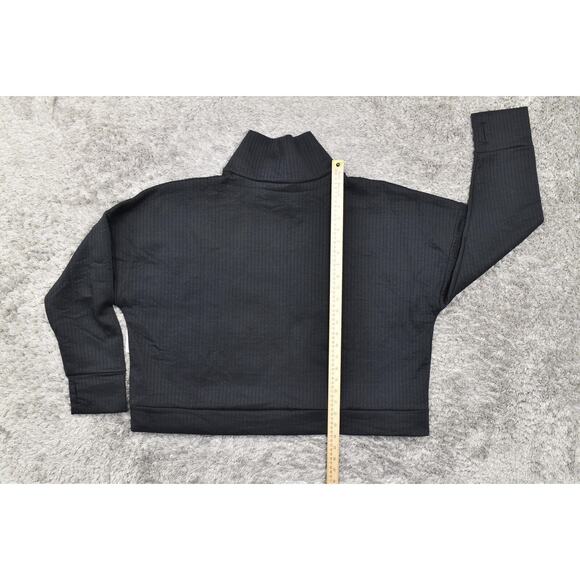 Gap Women's Plus Size XXL Black Pullover Sweater Polyester High Neck Solid - Picture 5 of 9